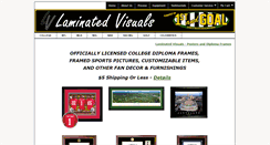 Desktop Screenshot of laminatedvisuals.com